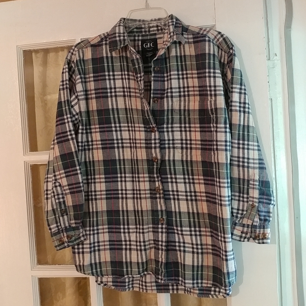 GFC Trading Company - plaid flannel shirt